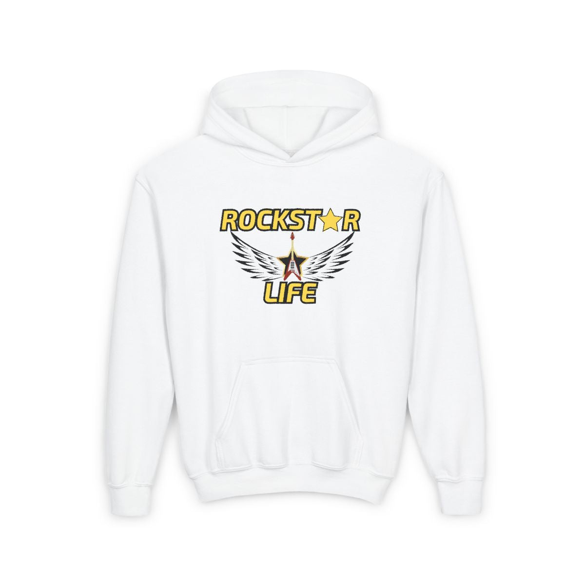 Rockstar Life Rock 'N' Roll Music Youth Hoodie
