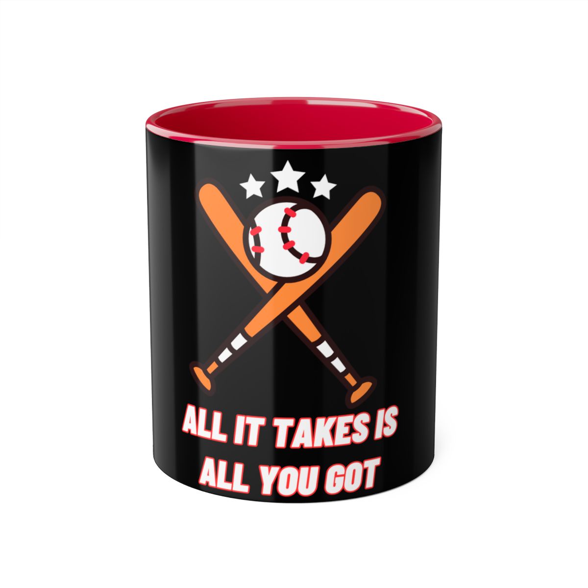 Baseball Accent Mug