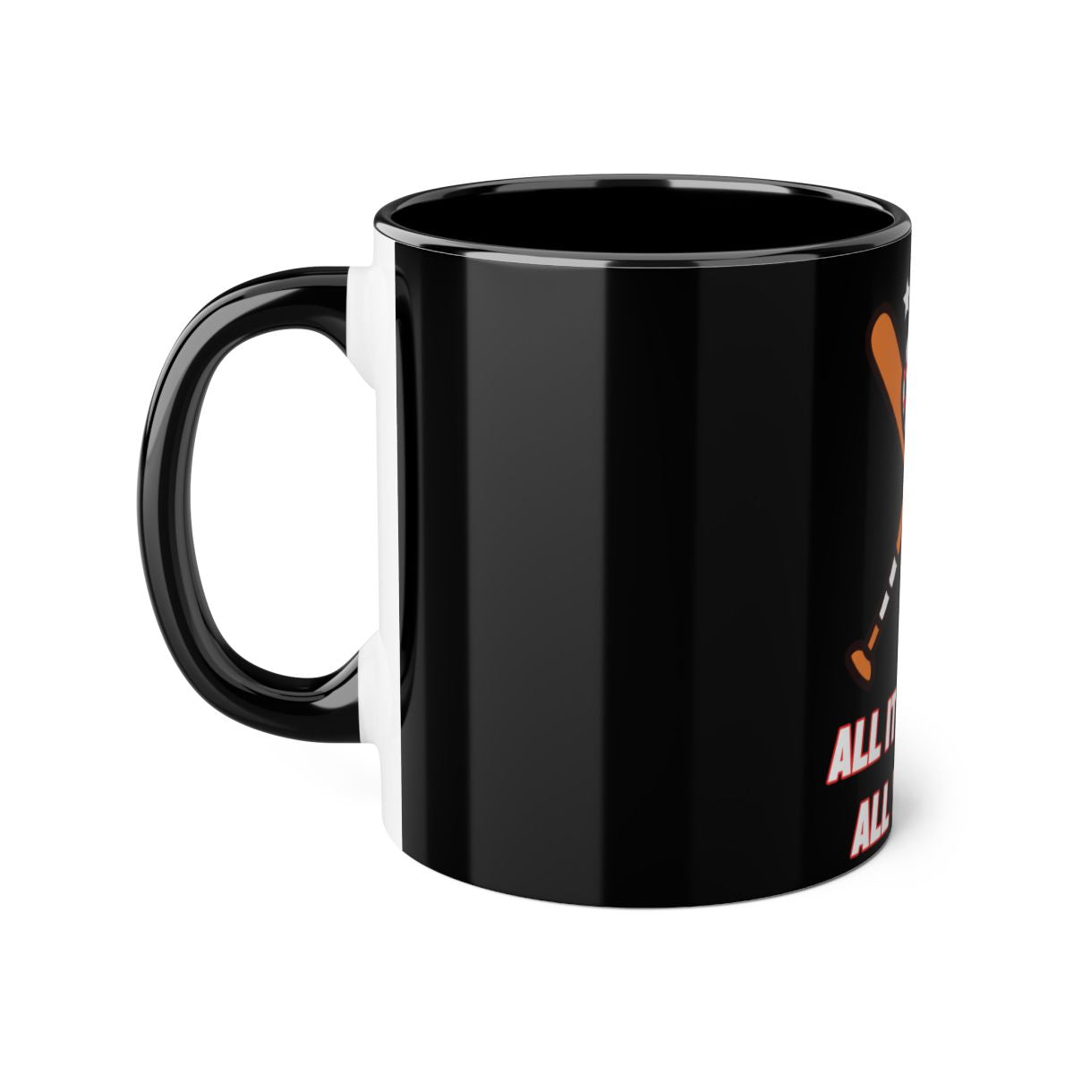 Baseball Accent Mug