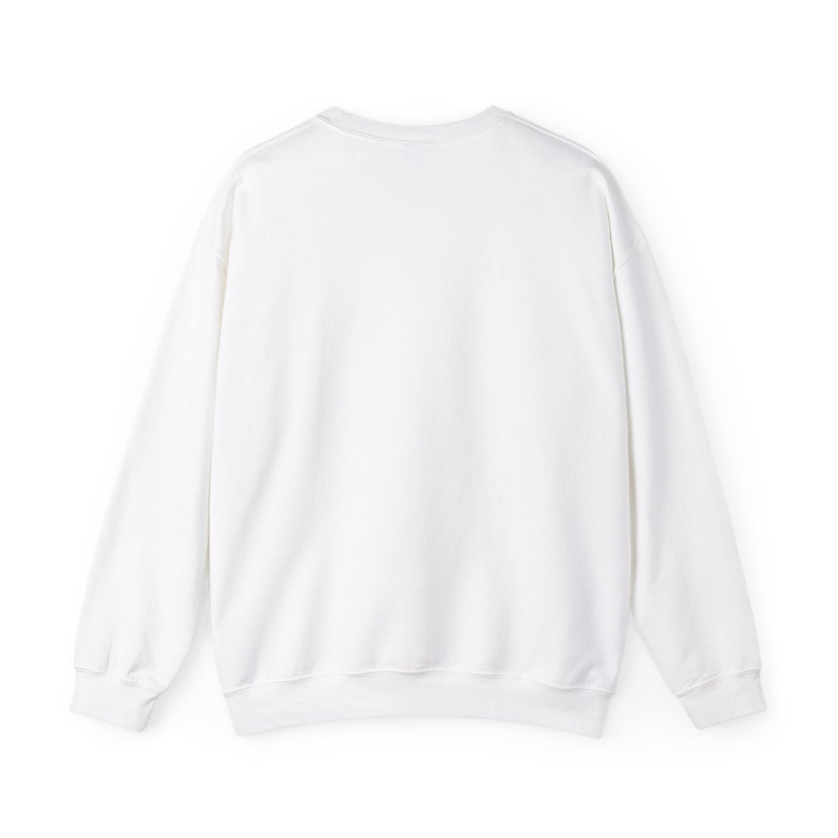 Back view of American football crewneck sweatshirt