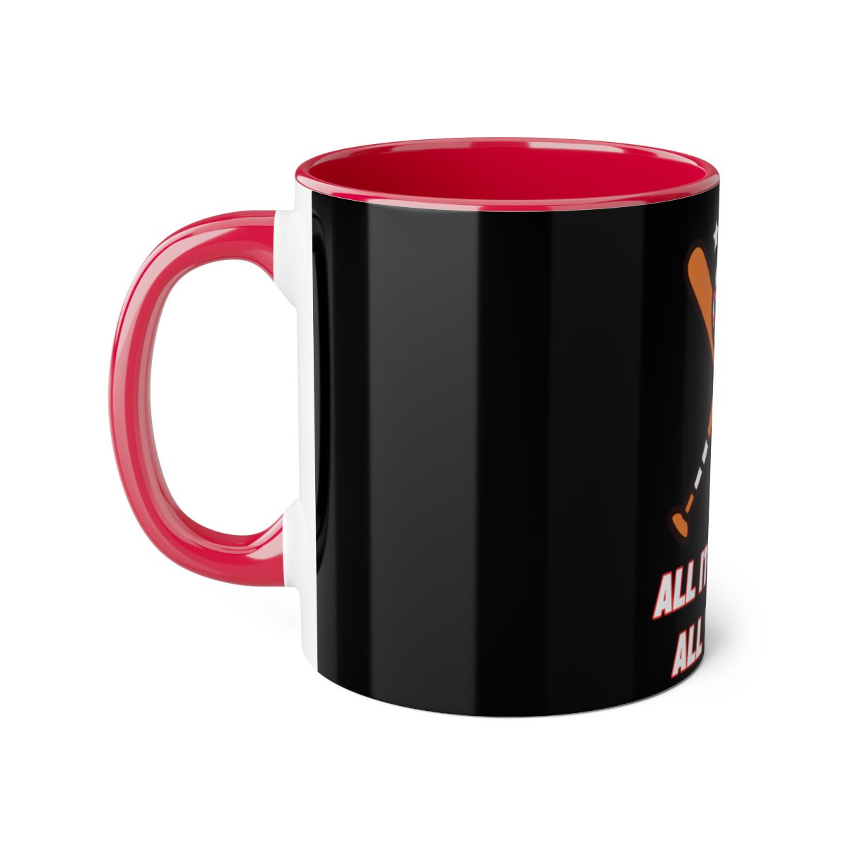 Baseball Accent Mug