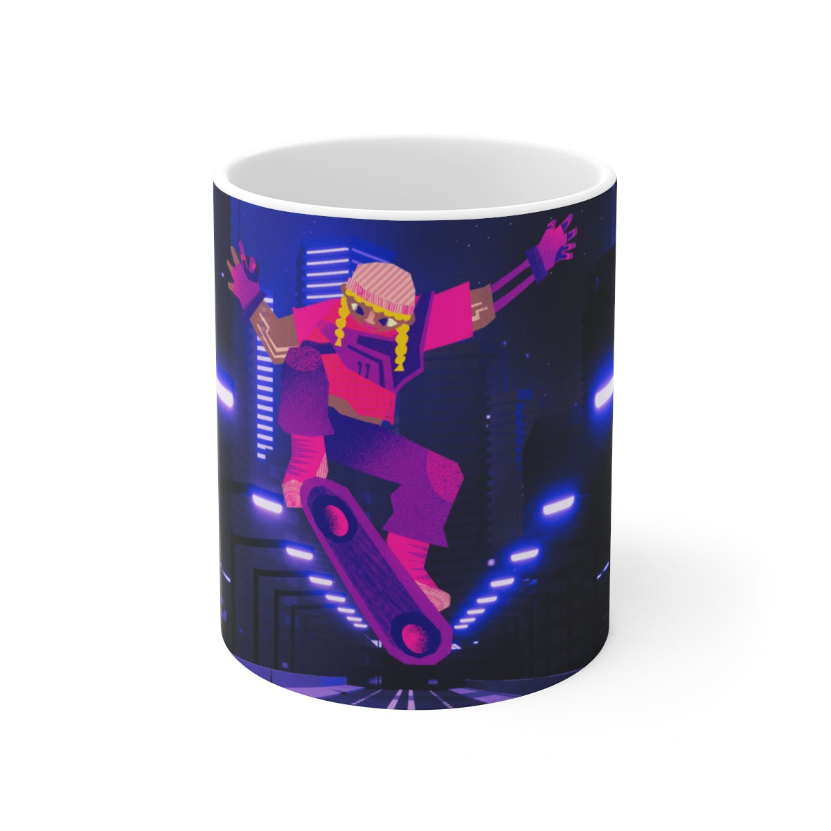 Ceramic Cyberpunk Skater Mug