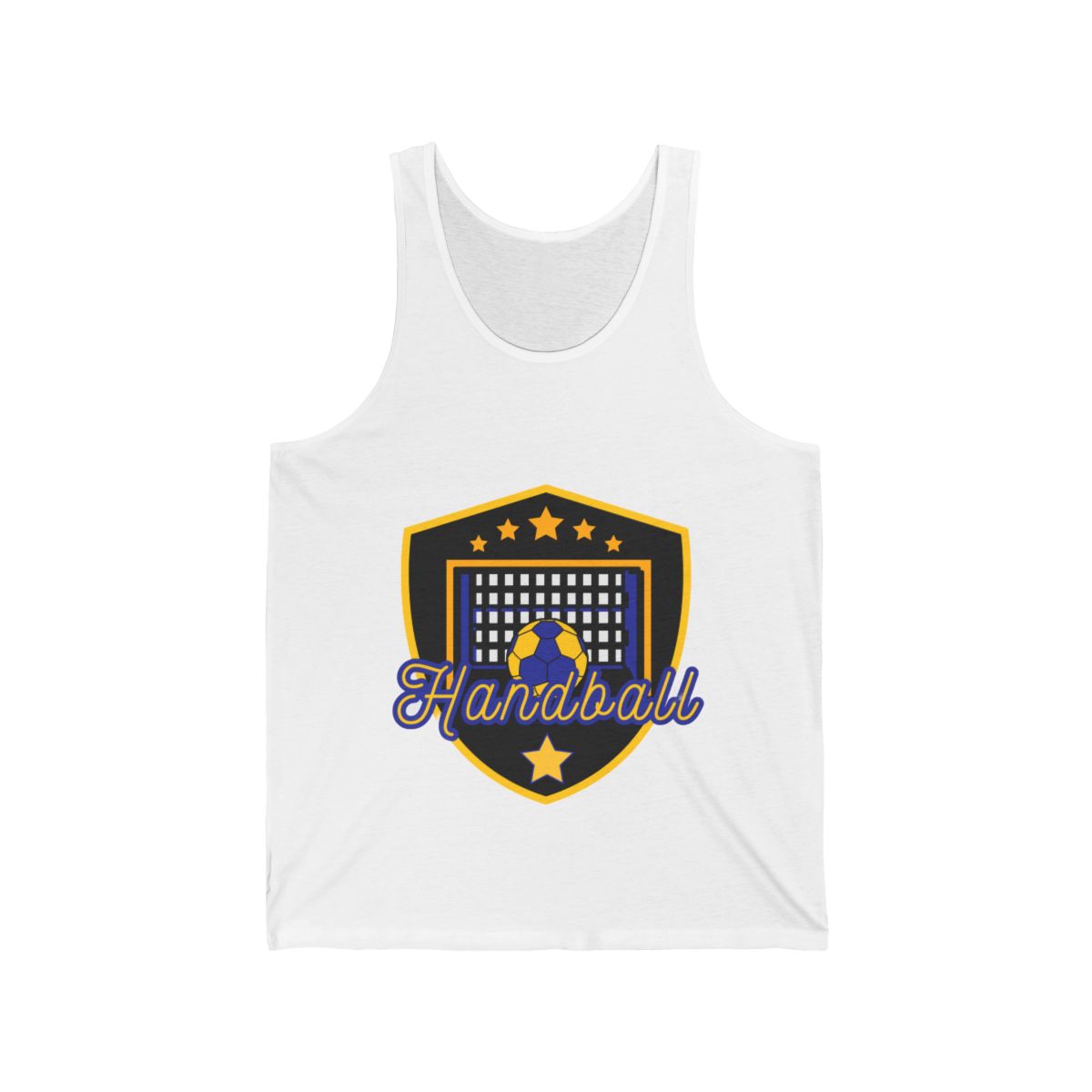 Handball Sports Club Tank Top in white