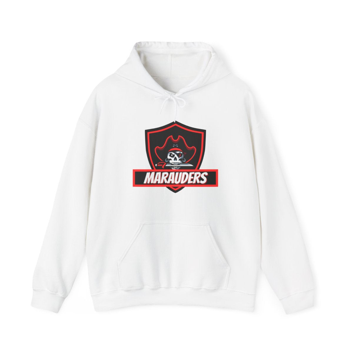 Gaming Hoodie Marauders Skull Pirate Esports design front view