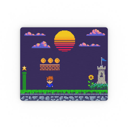 Front view of Gaming Mouse Pad with smooth extended surface for precision
