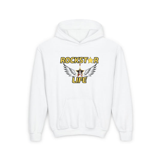 Rockstar Life Rock 'N' Roll Music Youth Hoodie