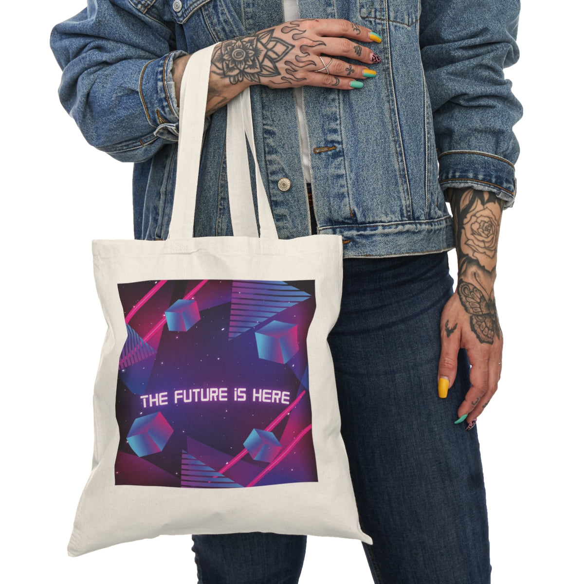 Geometrical Futuristic Tote Bag